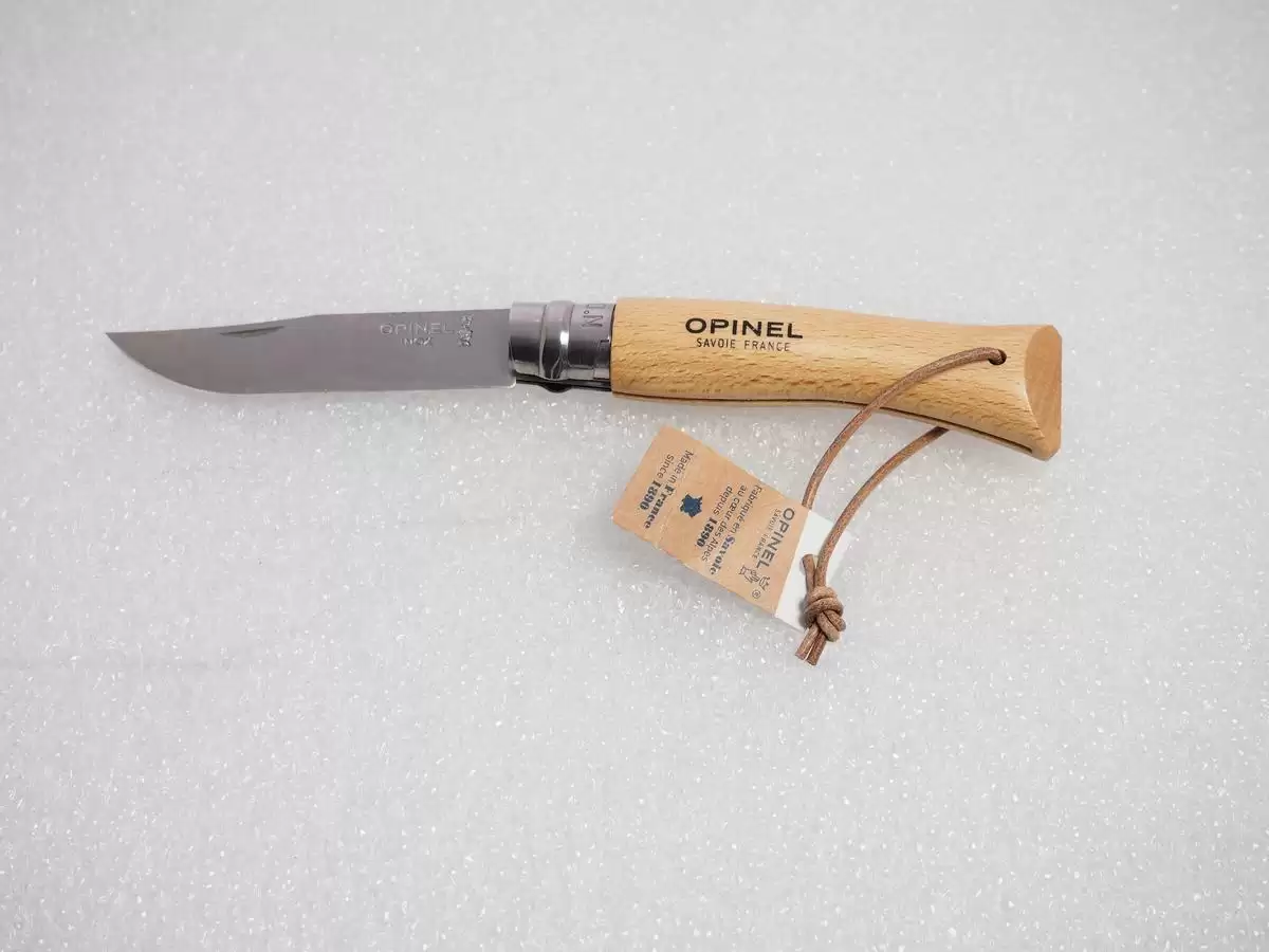 Opinel N°07 baroudeur naturel inox. - Organisation de la maison avec des solutions de rangement - {'count': 1, 'name': 'Charme'}
