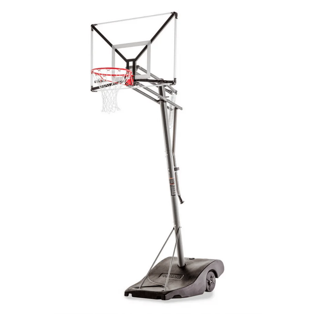 Panier de basket sur pied à roulettes réglable intérieur extérieur GOTEK50 - Matériel sport Base pas cher – Meilleur rapport qualité-prix
