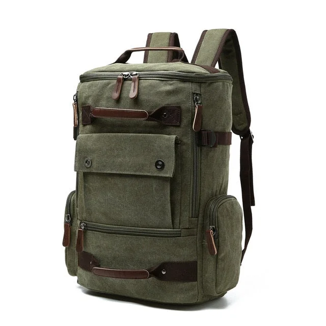 Sac dos homme toile vintage Outdoor Sports Shop Plans Randonnée amp Trekking