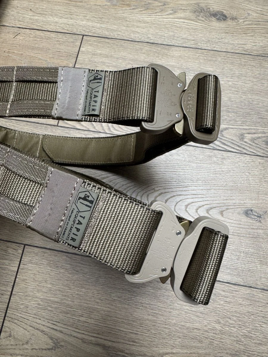 SERIE LIMITEE Ceinture MOLLE TAN - Tout pour Créer des Pochette Expériences Mémorables en Extérieur