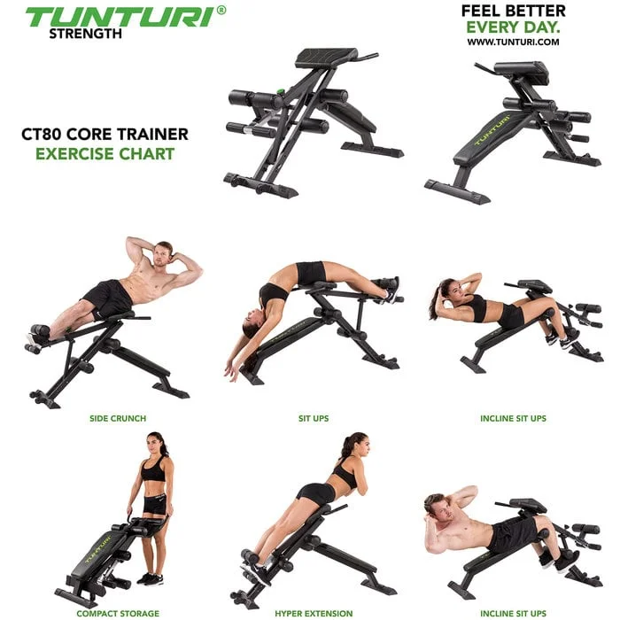 Tunturi CT80 Appareil musculation professionnel Matériel sport cher Meilleur rapport qualité prix