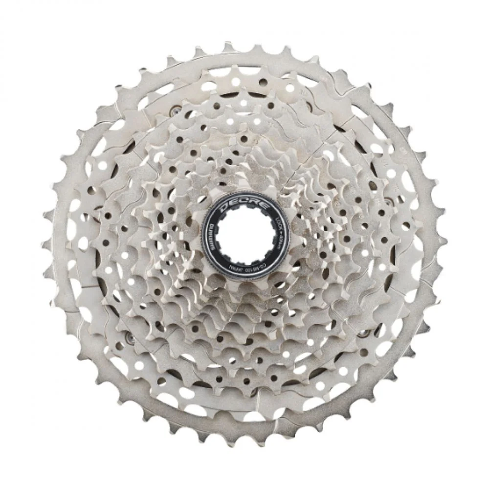 Cassette 11v 11-42 CS-M5100 - Des Équipements Pensés pour Profiter de Chaque Instant Dehors Cassette 11-42 10 vitesses | Dorée | SHIMANO DEORE XT | Accessoires pour  cassettes