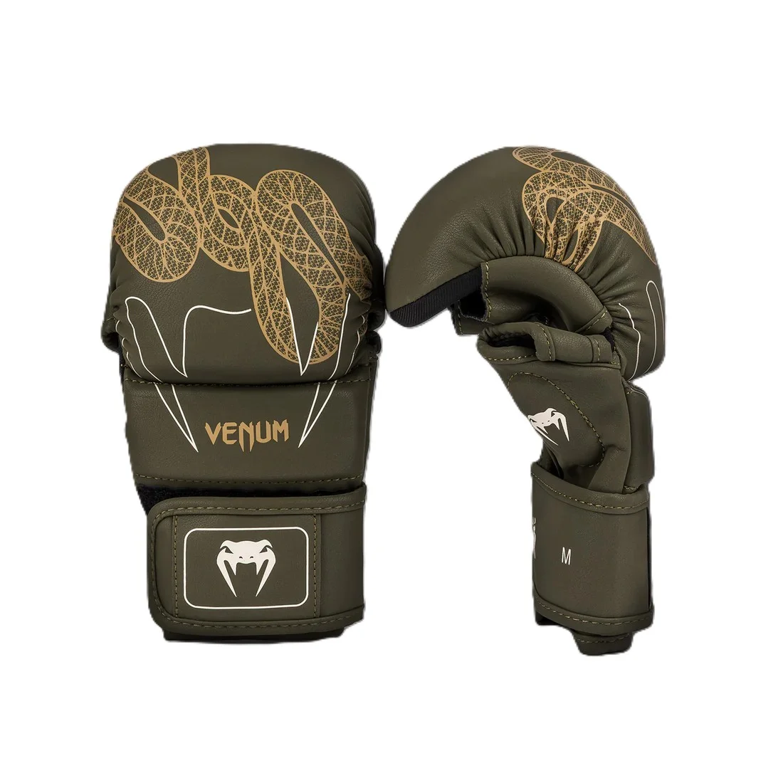 Gants MMA Venum Serpenti Kaki Matériel sport cher Meilleur rapport qualité prix