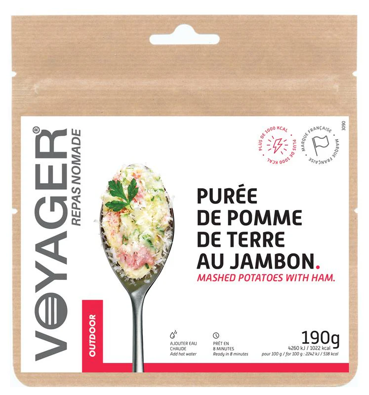 Purée de gluten pomme de terre au jambon lyophilisée - Outdoor Sports Shop – Bons Plans Randonnée & Trekking