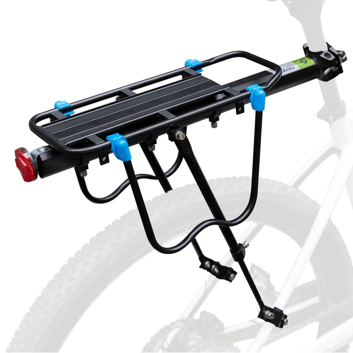 Porte-bagages de vélo avec réflecteur et fixation rapide, 24-29 pouces, ROCKBROS - Accessoires Outdoor pour Plus de Liberté de Mouvement Porte-bagages avant universel - Zéfal | JE SUIS À VÉLO