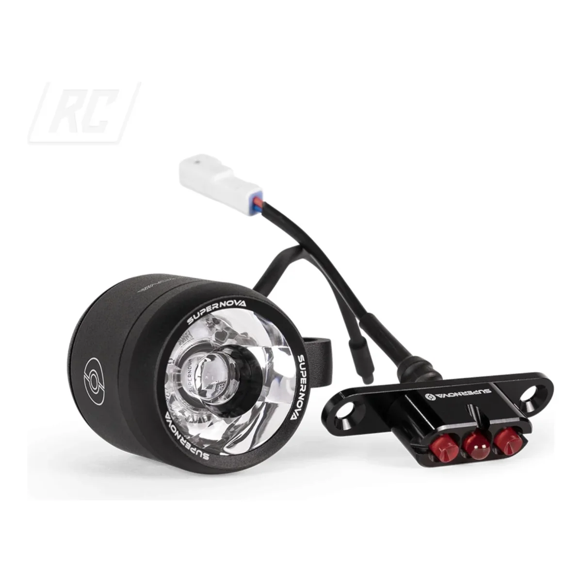 SET DE LAMPES "SUPERNOVA" AVANT & ARRIERE POUR VELO ELECTRIQUE "BIGGIE" - Des Produits Outdoor Pensés pour Vos Aventures au Quotidien Pack éclairage 600 Lumens pour vélo électrique