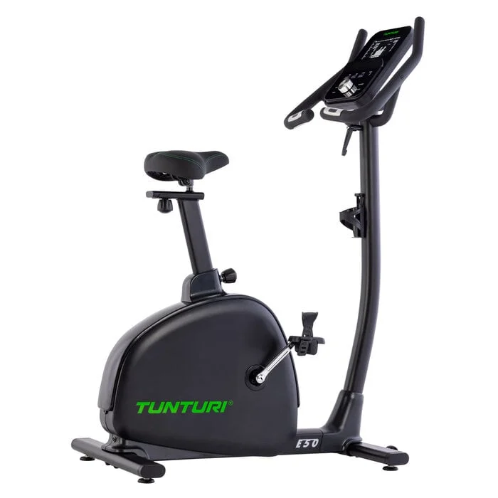 Tunturi E50 – Vélo d’appartement professionnel avec 48 niveaux - Matériel sport pas cher – Meilleur rapport qualité-prix - Appartement pliable