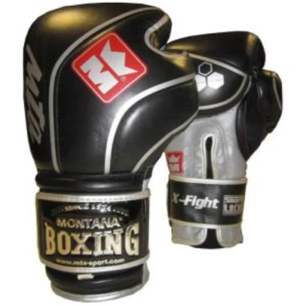 Gants de boxe Montana X-FIGHT Evo Blackforce – Noir/Argent - Matériel sport pas cher – Meilleur rapport qualité-prix Quels sont les meilleurs gants de boxe en 2026 ? Notre top 5