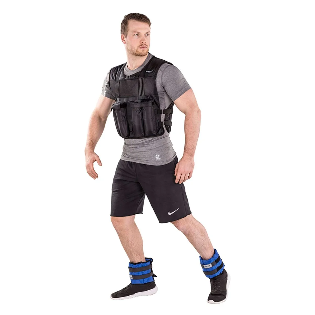 Tunturi – Gilet lesté ajustable 10 kg pour entraînement - Fabricants Matériel sport pas cher – Meilleur rapport qualité-prix