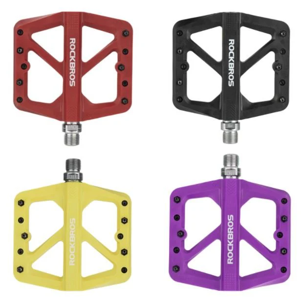 pédales nylon VTT pédales plates pouces noir Accessoires Outdoor Liberté Mouvement