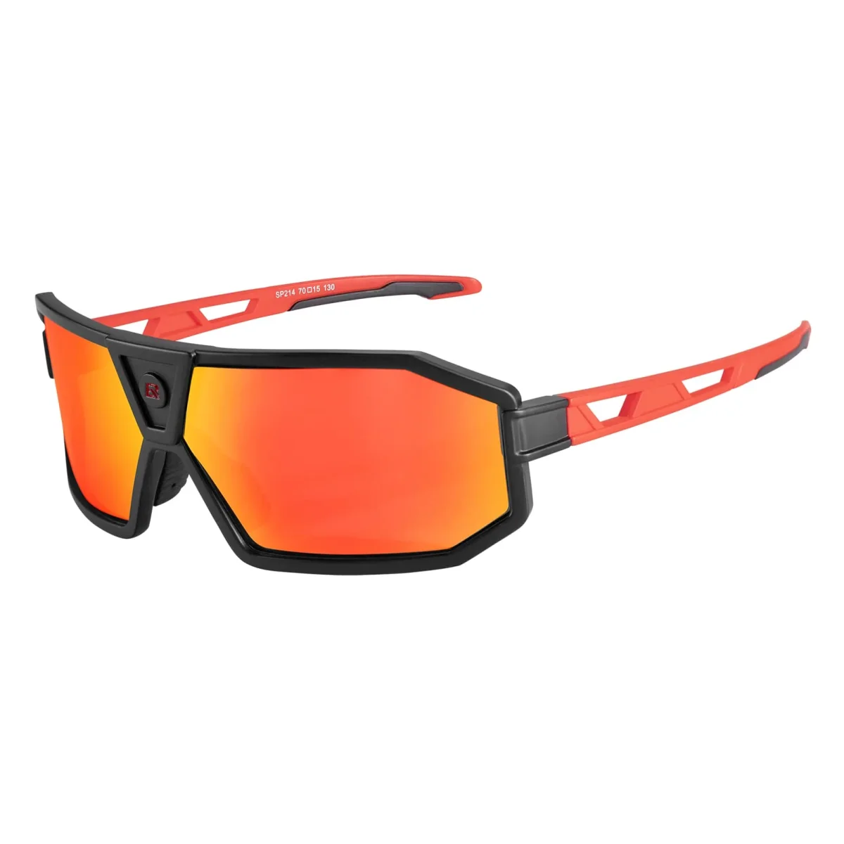 Lunettes de soleil polarisées pour cyclisme, unisexe, noir et rouge, ROCKBROS rouge - Accessoires Outdoor pour Plus de Liberté de Mouvement