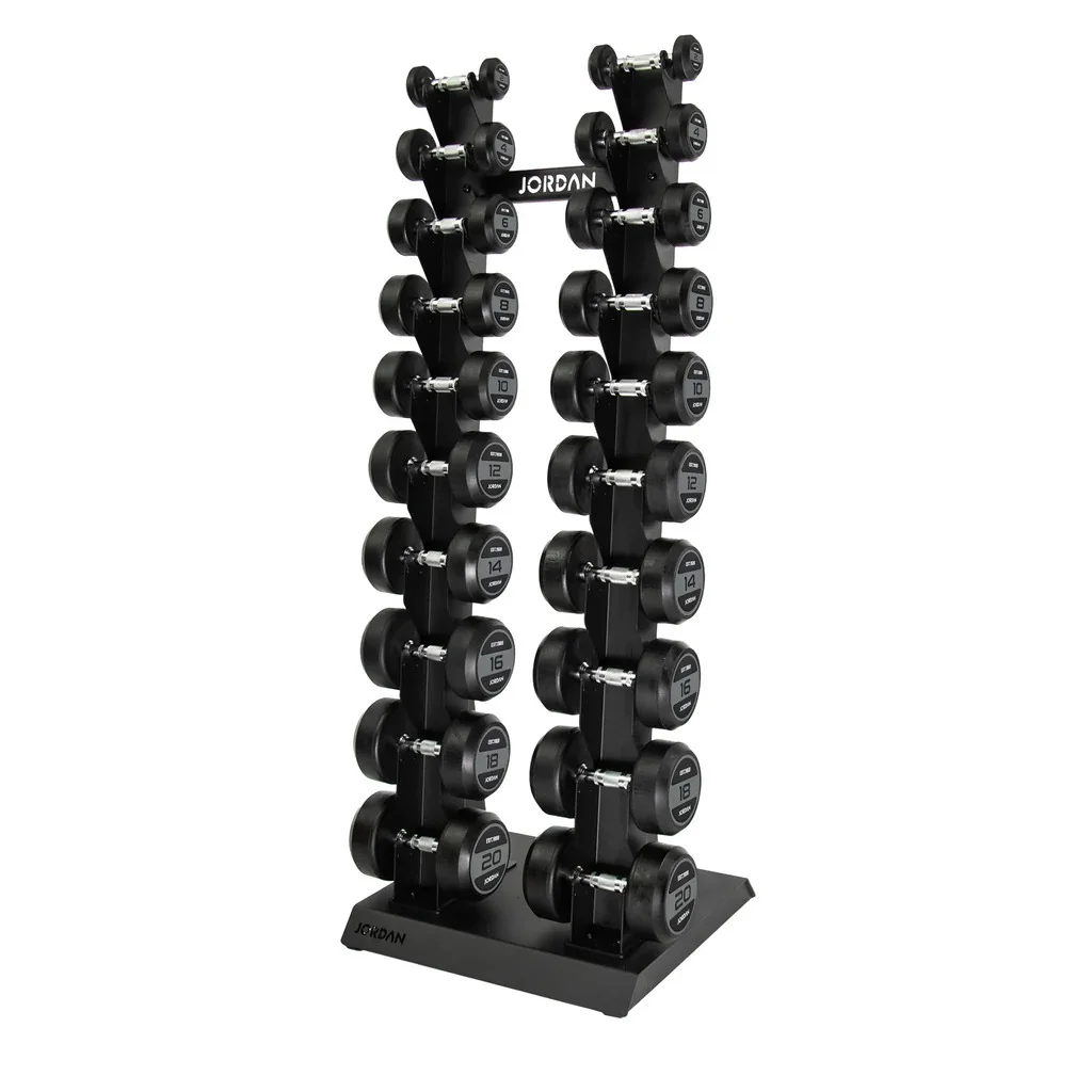 Set d’haltères en caoutchouc vertical, 2 à 20 kg — JORDAN - Matériel sport pas cher – Meilleur rapport qualité-prix HALTÈRE ROND PRO | PREMIUM | AU CHOIX DE 2,5KG À 50KG | Decathlon
