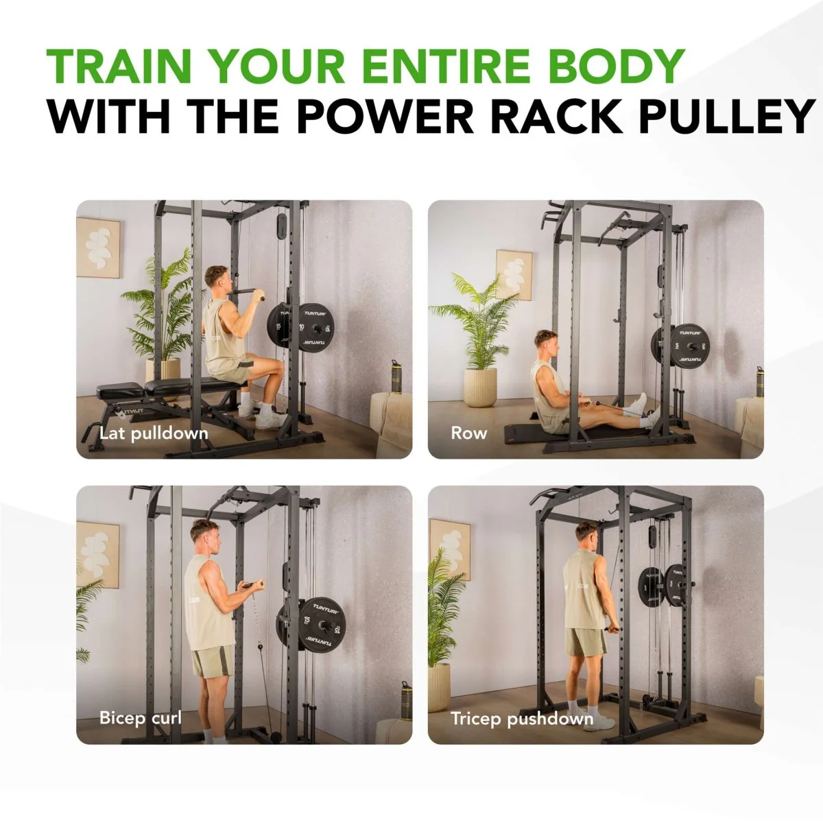 Tunturi PR60 Accessoire station musculation poulie Matériel sport cher Meilleur rapport qualité prix