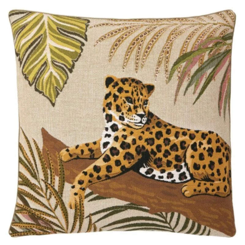 Coussin Pasha Beige IOSIS Yves Delorme Paris Édition Limitée Art Table Française Promotion