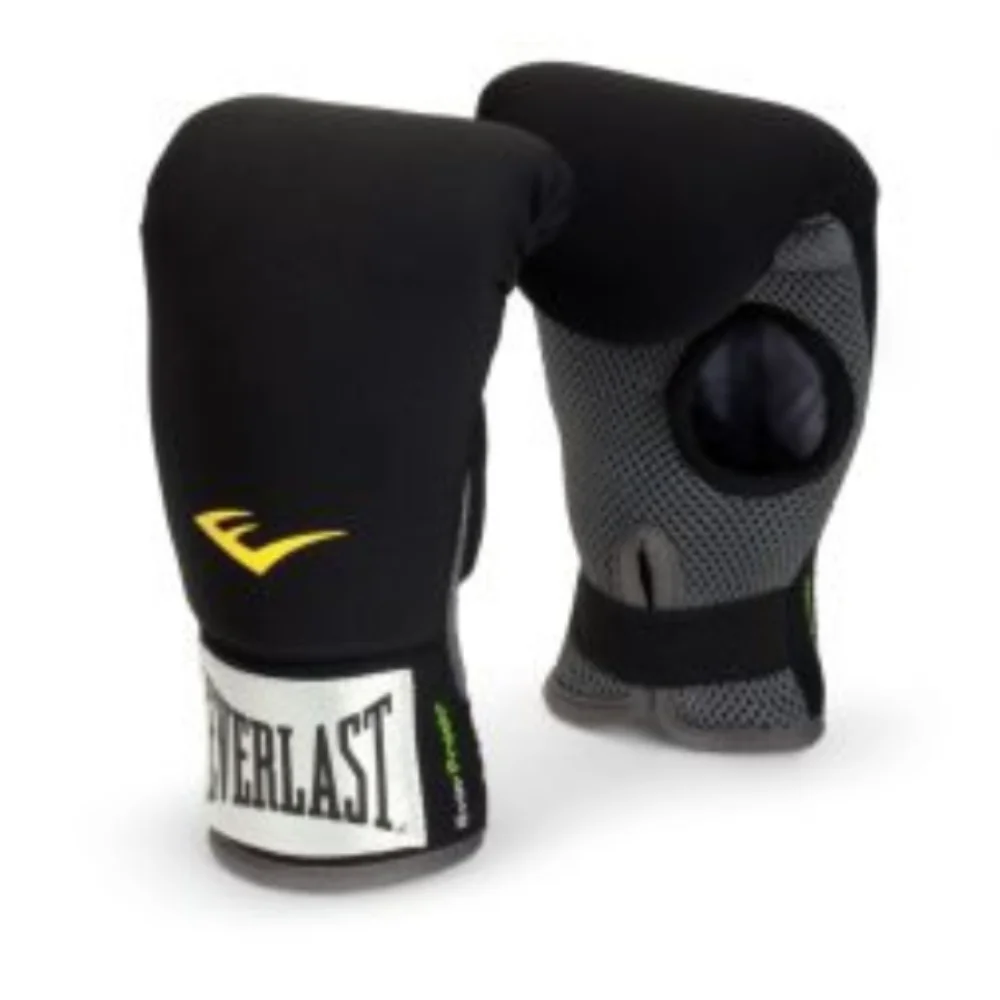 Gants de sac Everlast Heavy – Noir - Matériel sport pas gris cher – Meilleur rapport qualité-prix