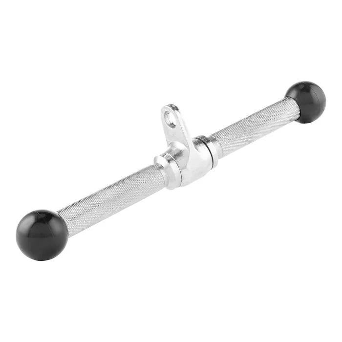 Tunturi – Barre droite rotative 35 cm pour station de musculation - Matériel sport pas cher fine – Meilleur rapport qualité-prix