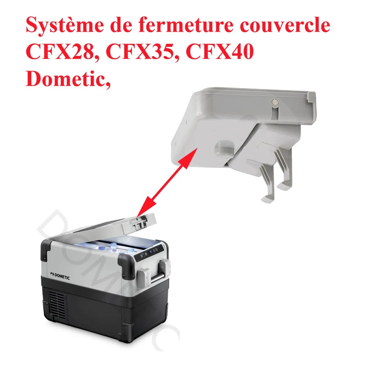 Dometic, système de fermeture couvercle CFX28, CFX35, CFX40 - Accessoires Outdoor pour Plus de Liberté de Mouvement Ouvre-bocaux VITILITY Multi – Prise facile et antidérapante pour tous types  de couvercles