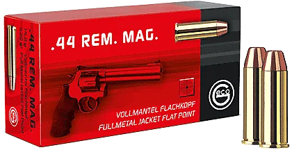 Munitions GECO .44 REM. MAG. BLINDÉE À TÊTE PLATE 230 grains par 50 - Offre limitée dans le temps ⏳ Ne tardez pas à commander ! - {'count': 1, 'name': 'Short'}