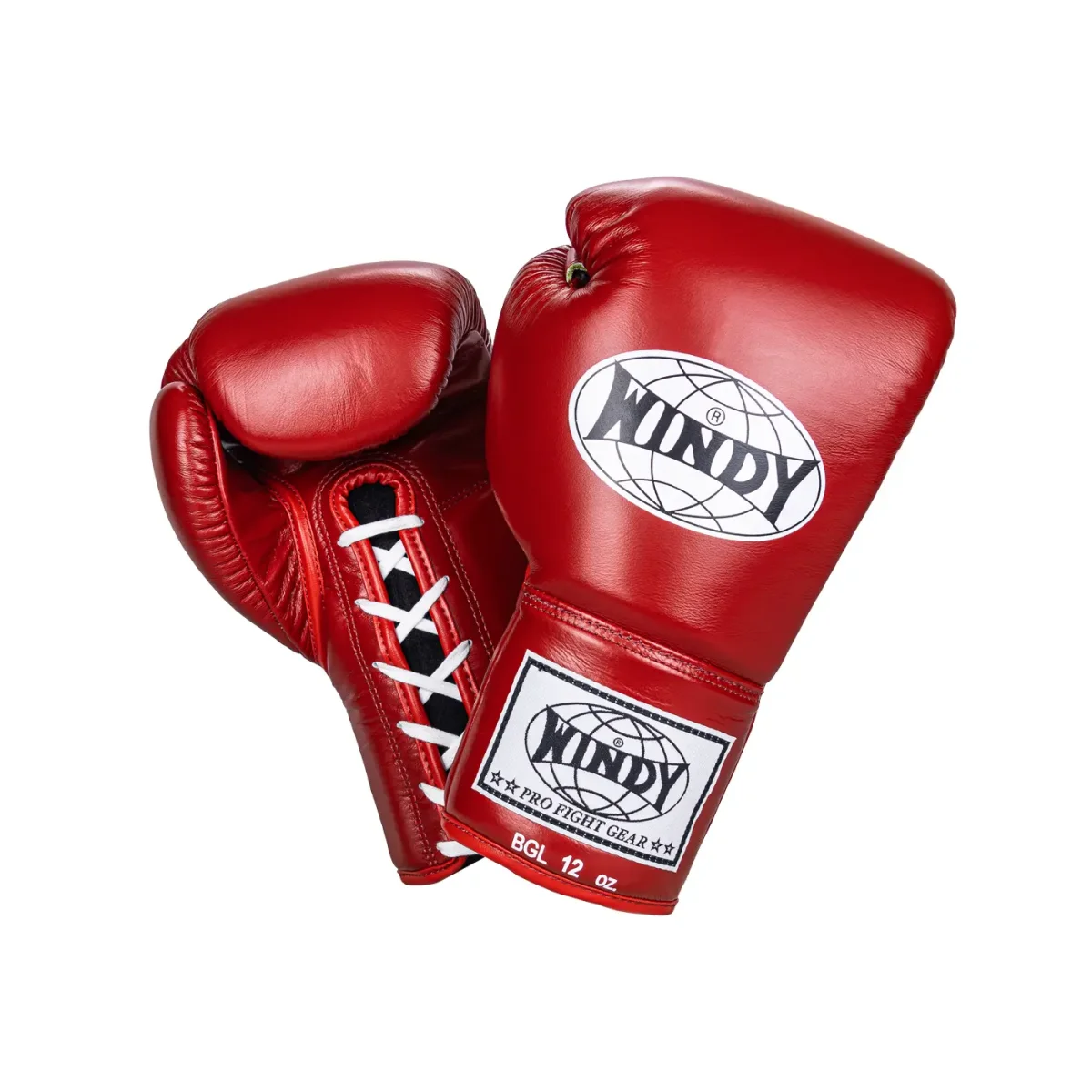 Windy Gants de Boxe à Lacets Rouges - Matériel sport pas cher – Meilleur rapport qualité-prix - metal boxe gant boxe lacet – rapport qualité - prix