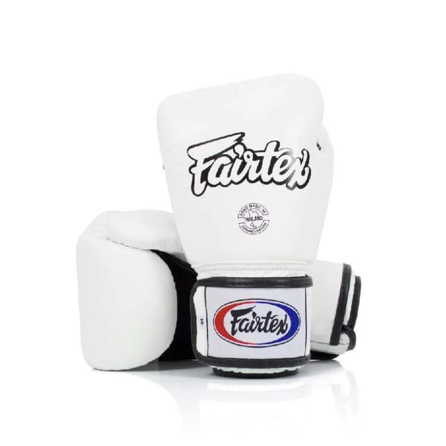 Gants de boxe Fairtex Blanc - Matériel sport pas cher – Meilleur rapport qualité-prix - Gants venum