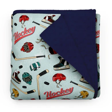 Couverture de minky - Champion de hockey Mini - Saldi Straordinari – Offerte Speciali Disponibili Adesso