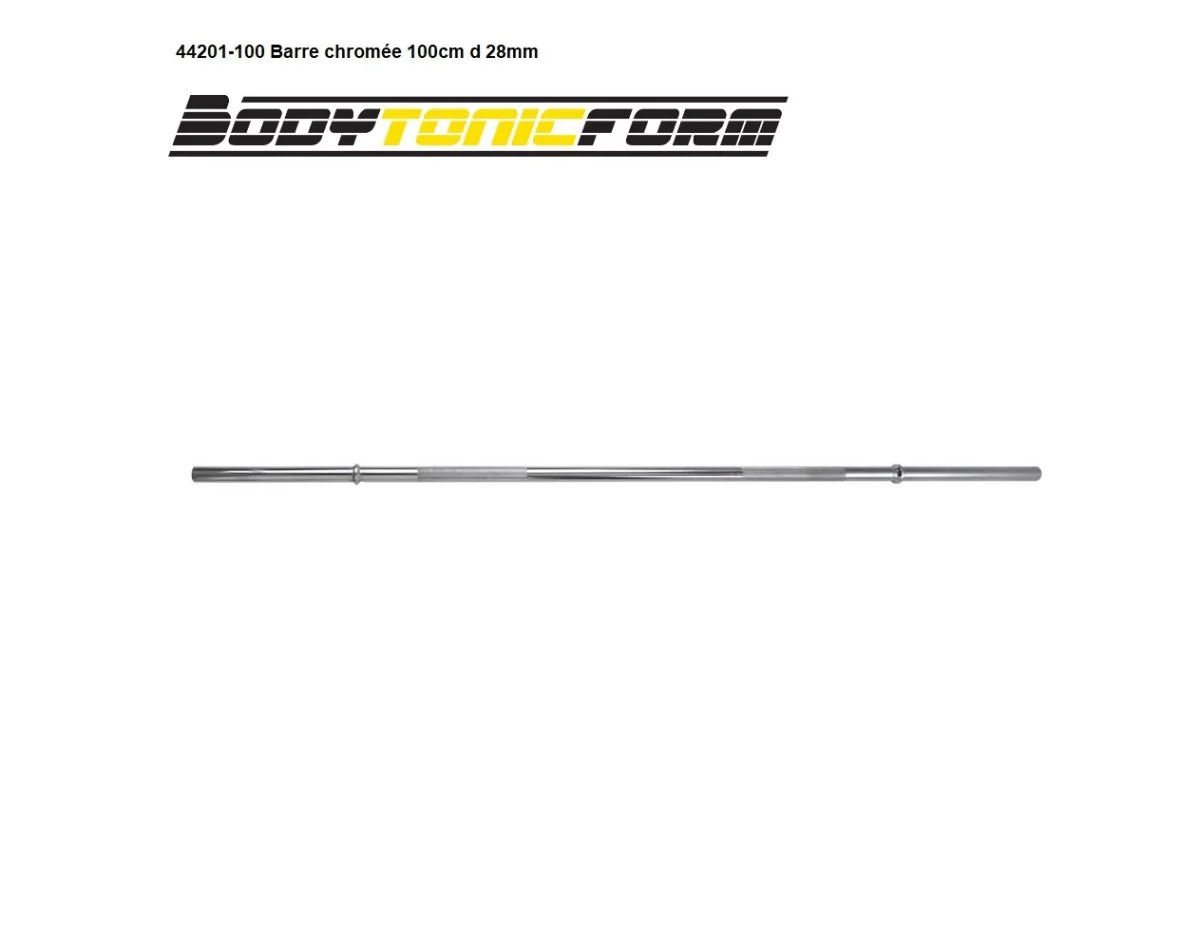 Barre longueur de Musculation Chromée 28mm – Performance et Stabilité - Matériel sport pas cher – Meilleur rapport qualité-prix