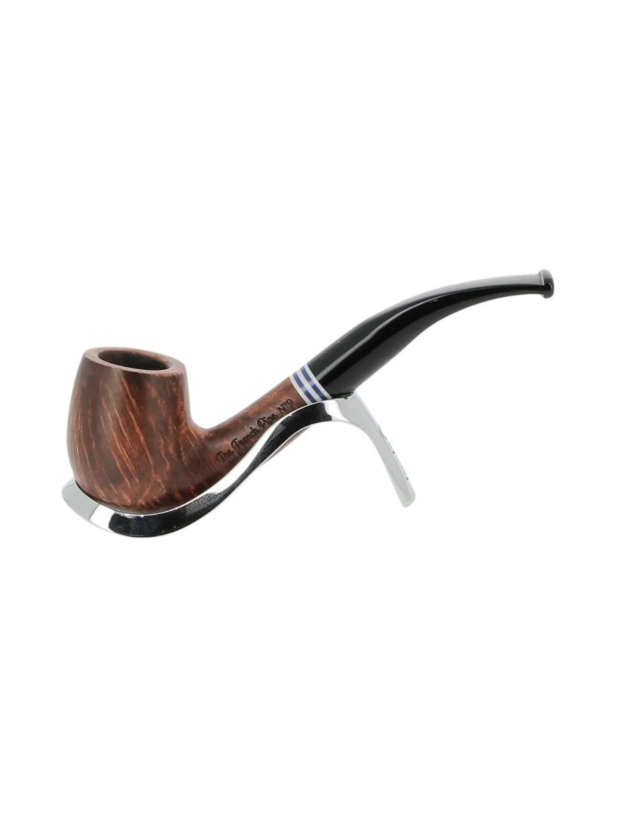 Pipe Chacom The French Pipe Unie N°9 Forme Courbée Finition Naturelle Filtre 6 mm - Vins Rouges Harmonieux pour Chaque Occasion - {'count': 4, 'name': 'vieillissement'}