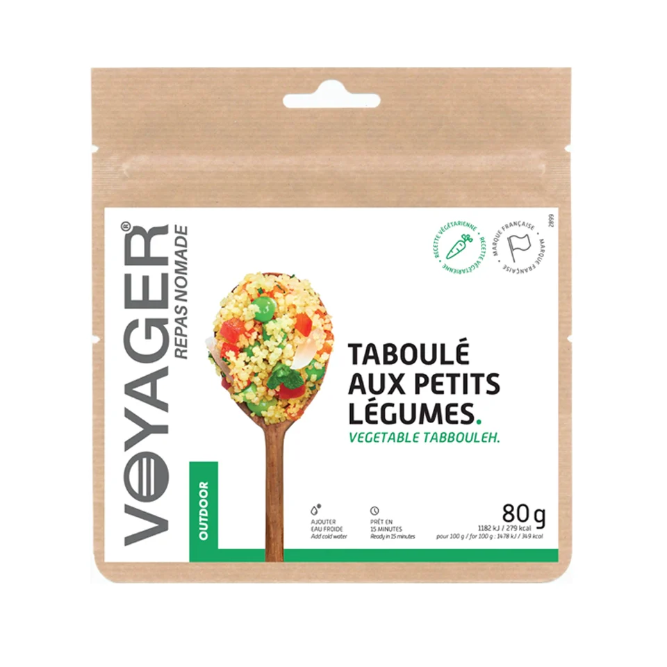 Taboulé aux petits légumes lyophilisé - Outdoor Sports rapide Shop – Bons Plans Randonnée & Trekking