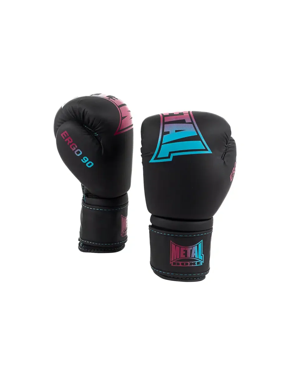 Gants de boxe Métal Boxe ERGO90 Miami Vibe Noir - Matériel sport pas cher – Meilleur rapport qualité-prix - boxe anglaise gant boxe métal matériel – rapport qualité - prix