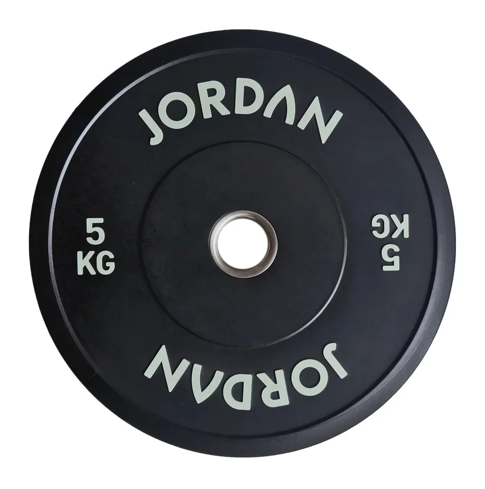 Disques Bumper Caoutchouc Noir JORDAN: Performance et Durabilité - Matériel sport pas cher – Meilleur rapport qualité-prix Jeu de disques en caoutchouc avec poignées - 250 kg | Professionnel