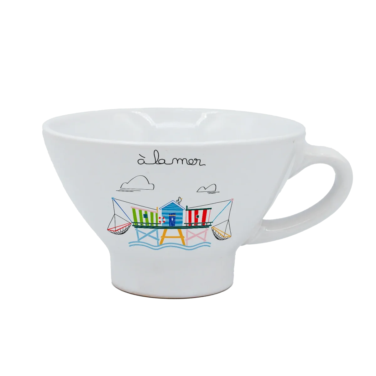 BOLEE ANSE BLANCHE - A LA MER NOUVEAU CARRELET - Saldi Straordinari – Offerte Speciali Disponibili Adesso Bolée à Cidre B Comme Bretagne – Bol En Grès 25 Cl – Anse Pratique – Passe  Au Lave-Vaisselle – 10,5 Cm