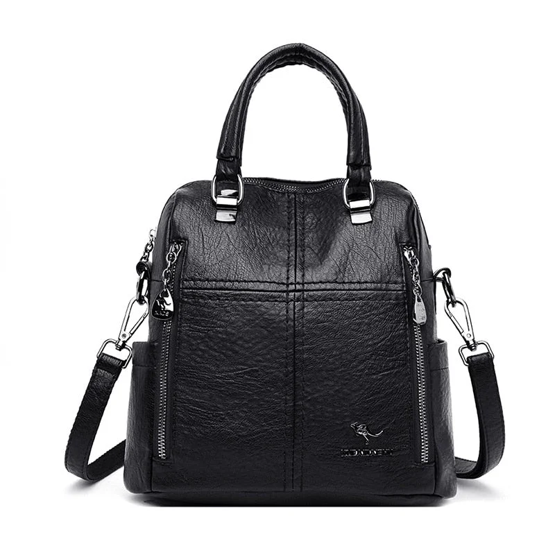 Sac à dos femme simili cuir zippé - Outdoor Sports Shop – Bons Plans Randonnée & Trekking Sac à dos cuir femme élégant compact quotidien – Aurean Paris