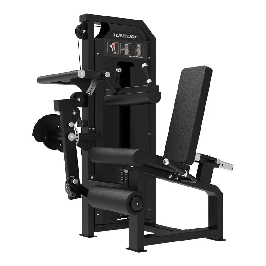 Tunturi Platinum Dual Leg Curl/Extension Machine Pro Charges Guidées 120 kg - Matériel sport pas cher – Biceps Meilleur rapport qualité-prix