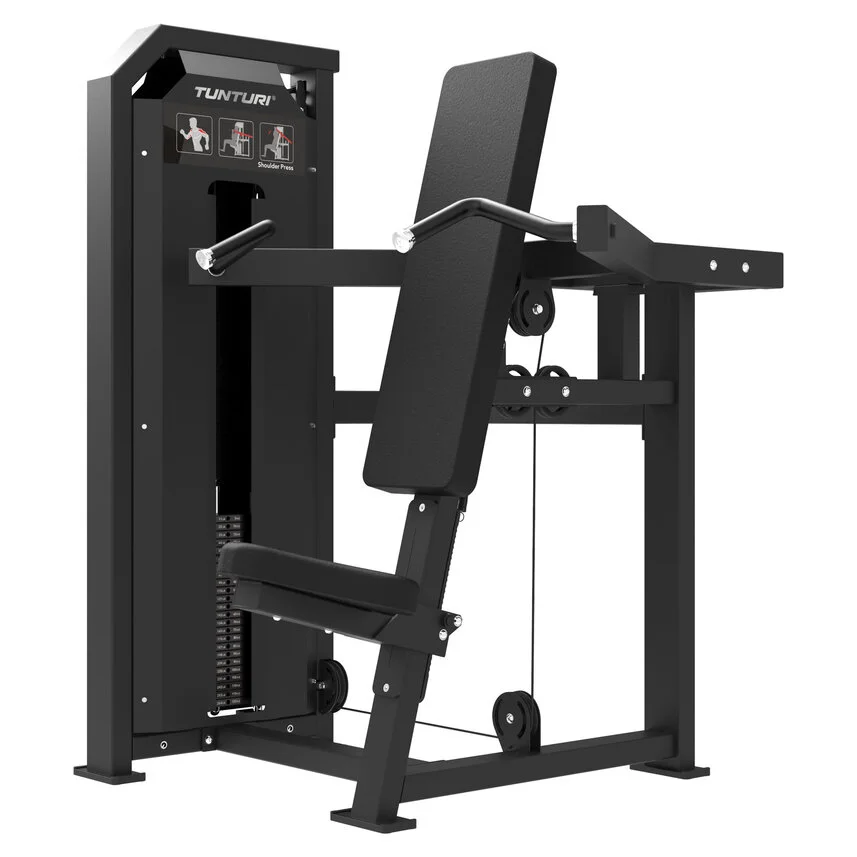 Tunturi Platinum Shoulder Press – Machine Épaules Professionnelle à Charges Guidées V-Series - Matériel sport pas cher – Meilleur rapport qualité-prix - {'count': 1, 'name': 'Ergoweight'}