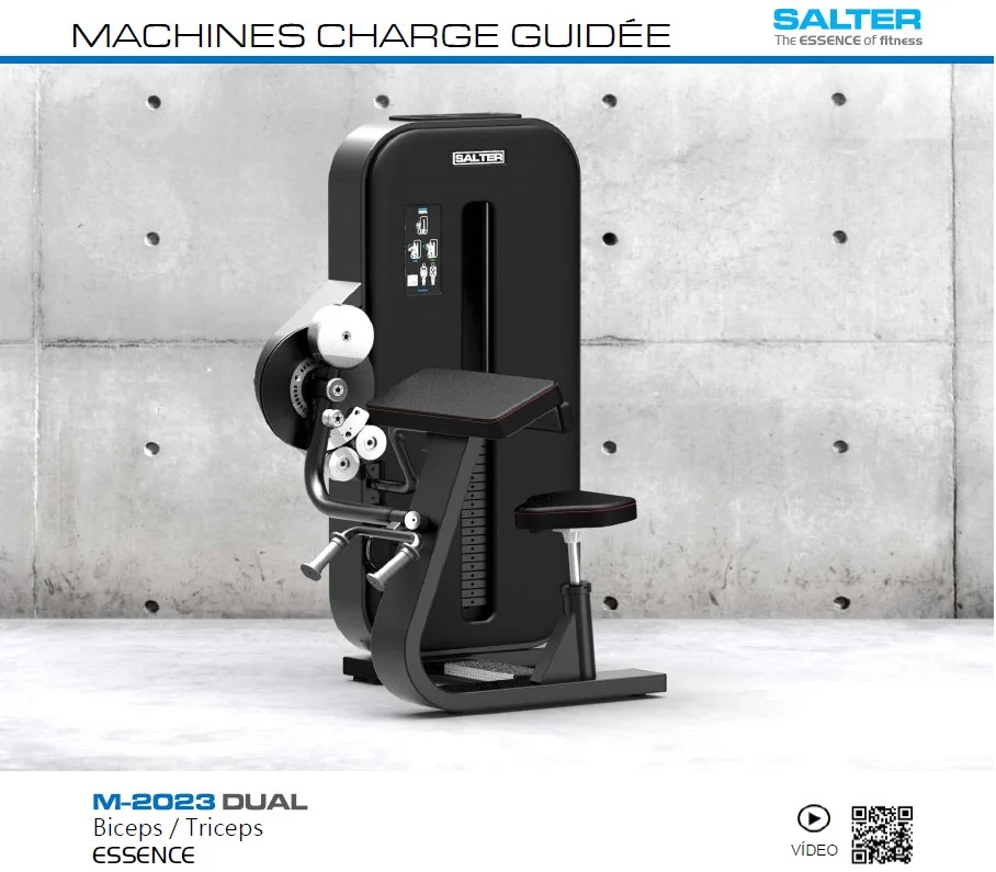 Machine Biceps Triceps DUAL SALTER Double Fonctionalité Matériel sport cher Meilleur rapport qualité prix