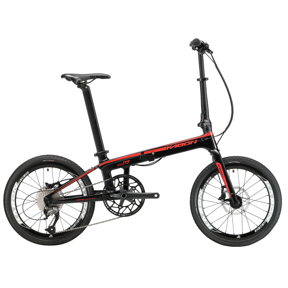 KABON City Vélo pliant Carbone Shimano Altus 9V 20 pouces - Accessoires Sram Outdoor pour Plus de Liberté de Mouvement