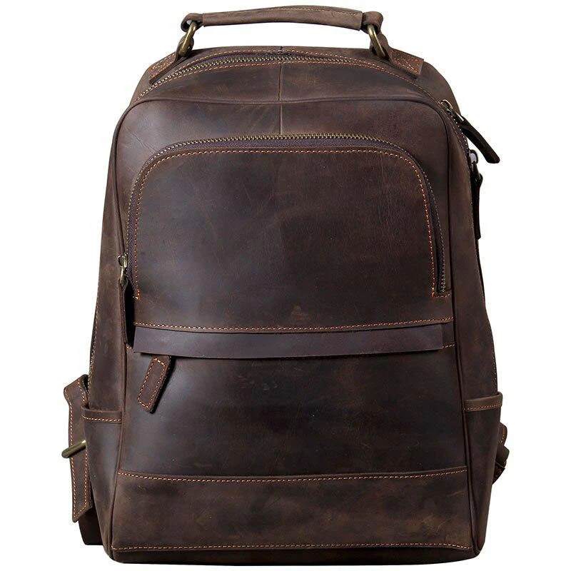 Sac à dos en cuir homme marron | MANCE - Outdoor Sports Shop – Bons Plans Randonnée & Trekking Charles Noir - sac à dos en cuir noir unisexe | PAUL MARIUS