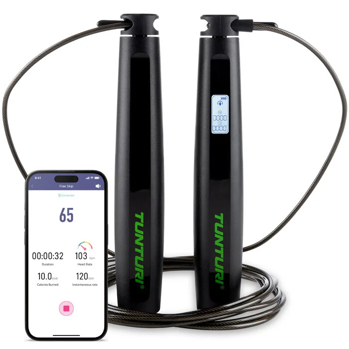 Tunturi Smart – Corde à Sauter Connectée avec Affichage LCD - Matériel sport pas cher – Meilleur rapport qualité-prix Corde beige 40m (Ø 4,5mm) Werkapro - Provence Outillage