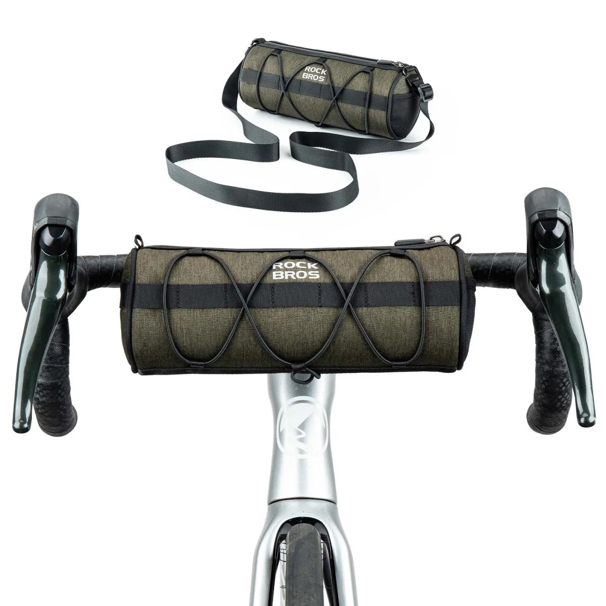 Sacoche de guidon, sac bandoulière multifonctionnel avec bandoulière, ROCKBROS - Accessoires Outdoor pour Plus de Liberté de Mouvement LU