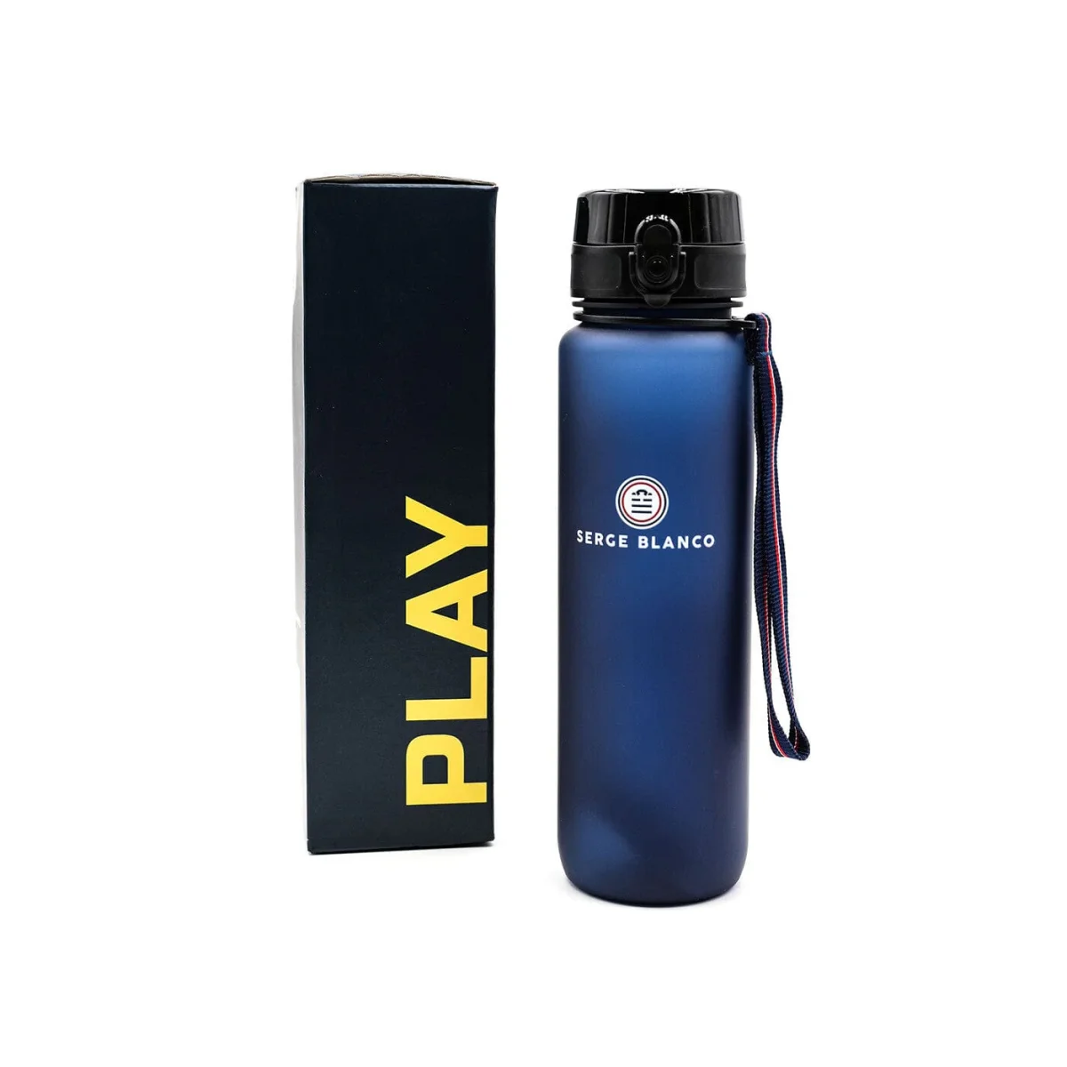 Gourde PLAY bleu marine E-shop mondial Produits durables modernes accessibles