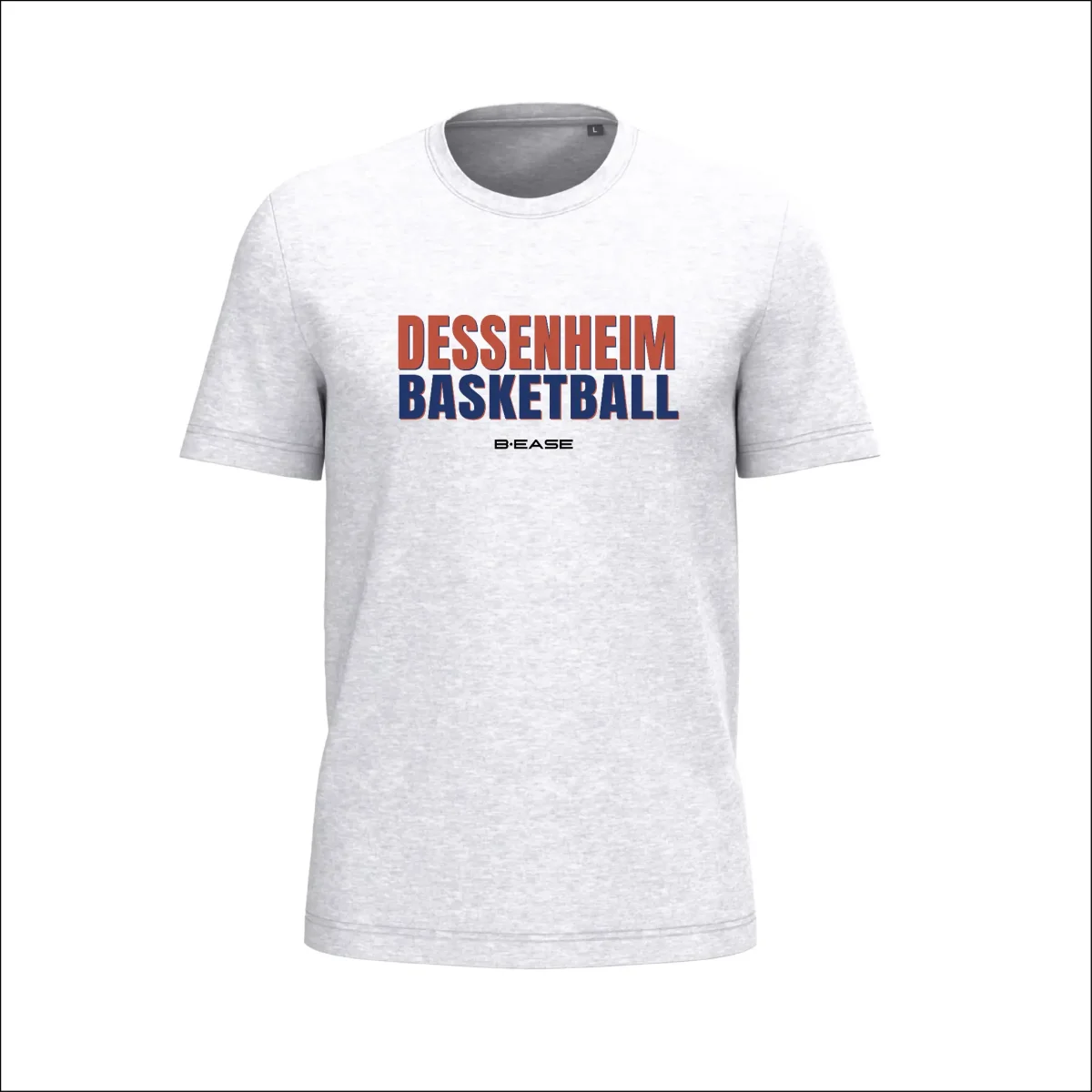 T-shirt Dessenheim – Supporter – Gris - Matériel sport pas cher – Meilleur rapport qualité-prix T-shirt épais Great