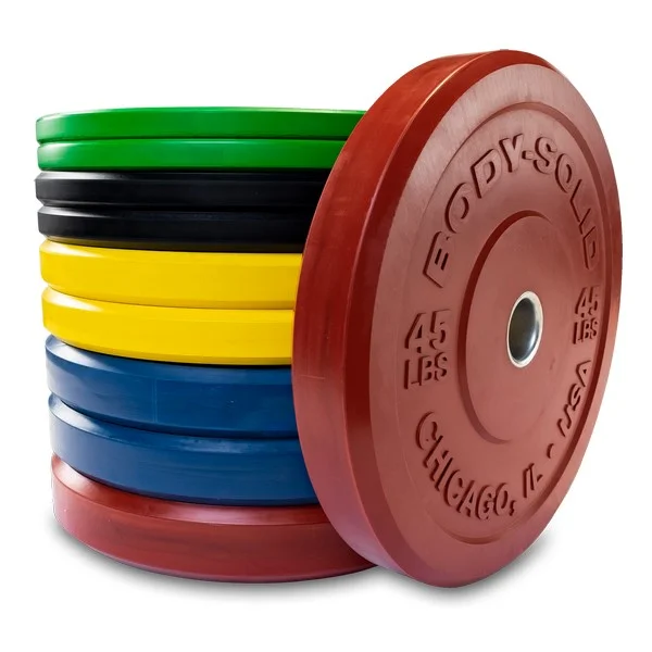 Disques Bumper CHICAGO Couleur Performance Robustesse Olympique Matériel sport cher Meilleur rapport qualité prix