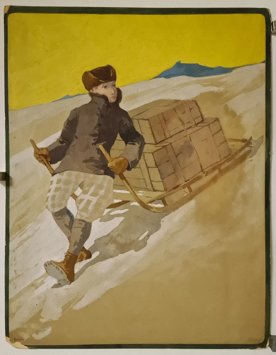 Livreur en luge Circa 1900 - Saldi Straordinari – Offerte Speciali Disponibili Adesso - {'count': 1, 'name': 'Photo'}