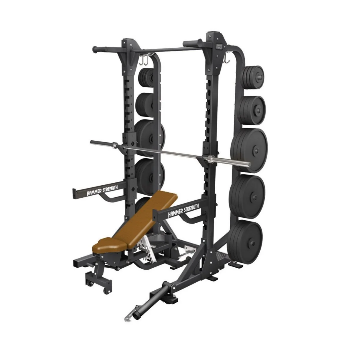 Half Rack – HAMMER STRENGTH - Matériel sport pas cher – Meilleur rapport qualité-prix Half Rack with Monolifter (8B15ZM) by FLAME SPORT -