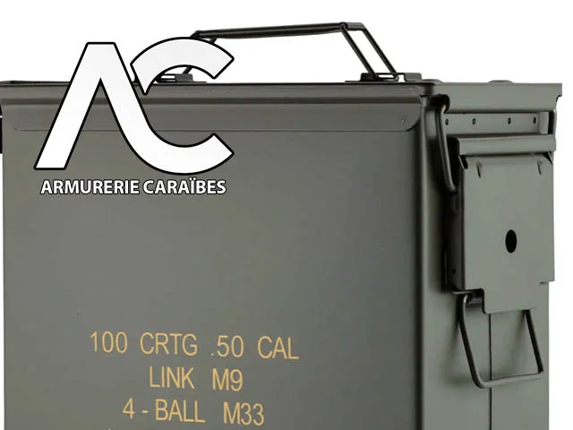 CAISSE À pavillon MUNITION ACIER OCCASION CAL. 50 - Saldi Straordinari – Offerte Speciali Disponibili Adesso