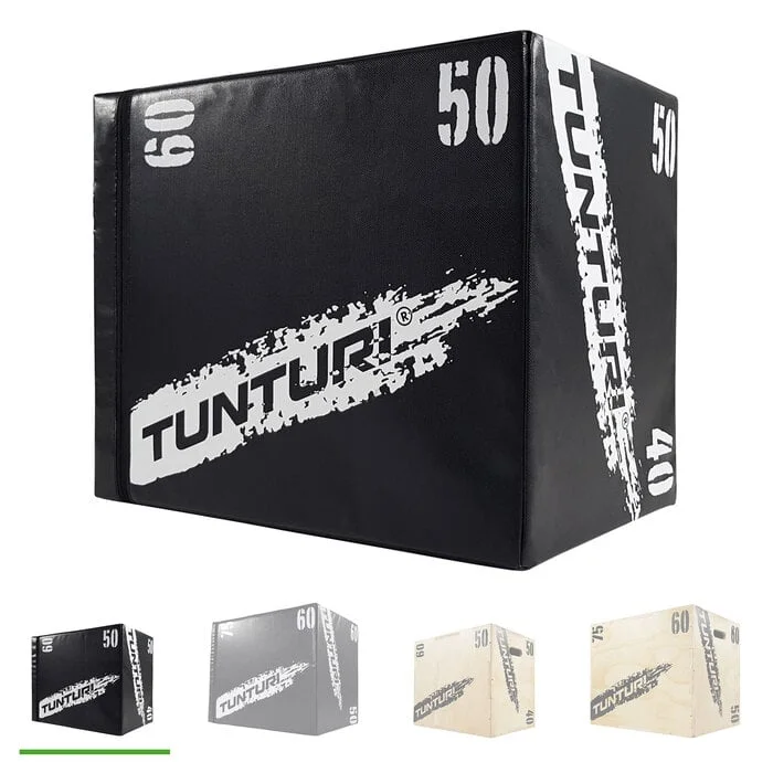 Tunturi Plyo Box – Box Original de saut en bois 40/50/60 cm - Matériel sport pas cher – Meilleur rapport qualité-prix