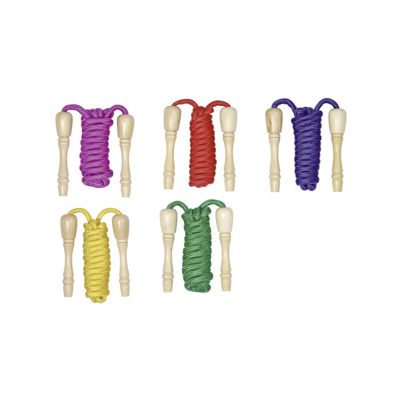 CORDE À SAUTER AVEC POIGNÉE EN BOIS - Boutique Maman & Bébé – Produits Essentiels au Quotidien SAUTER