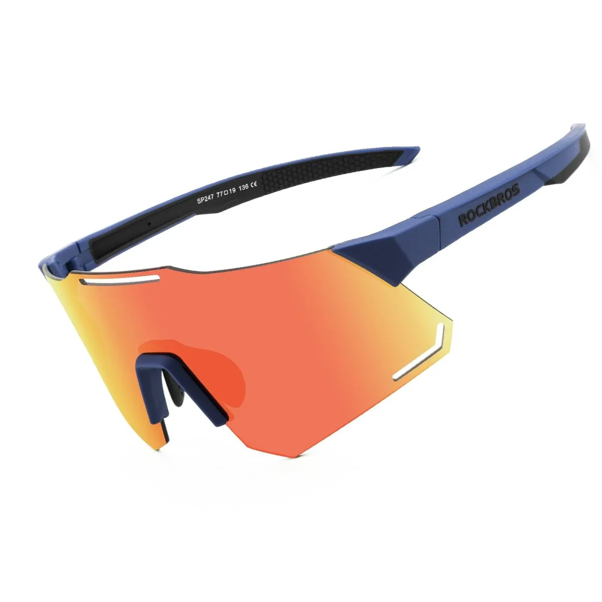 Lunettes de soleil de cyclisme avec protection UV400 pour femmes et hommes ROCKBROS - Accessoires Outdoor pour Plus de Liberté de Mouvement - Polarisées uv400