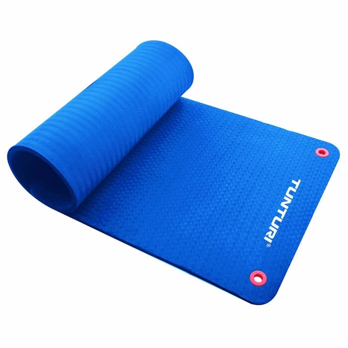 Tunturi Fitnessmat Pro – Tapis de fitness professionnel 140 cm - Matériel sport pas cher – Meilleur rapport qualité-prix - Yoga