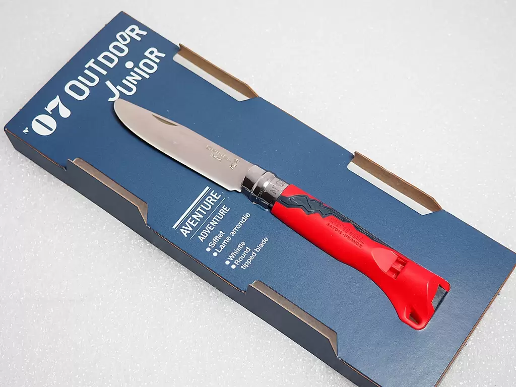Opinel N°7 outdoor junior rouge. - Organisation de la maison avec des solutions de rangement - {'count': 6, 'name': 'cuisine'}